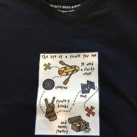 Custom designed Burt’s Bees Kids Tee – Pirate Edition - Picture 4 of 6